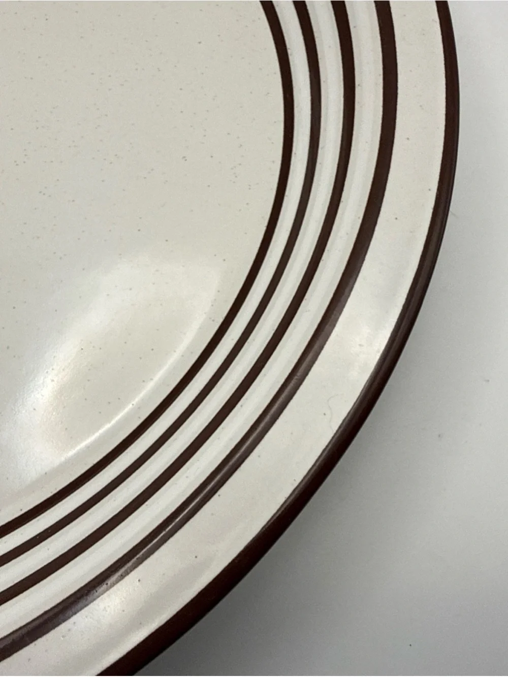 Vintage Back Serve Endura by Wellin Handpainted Round Plate Platter 12